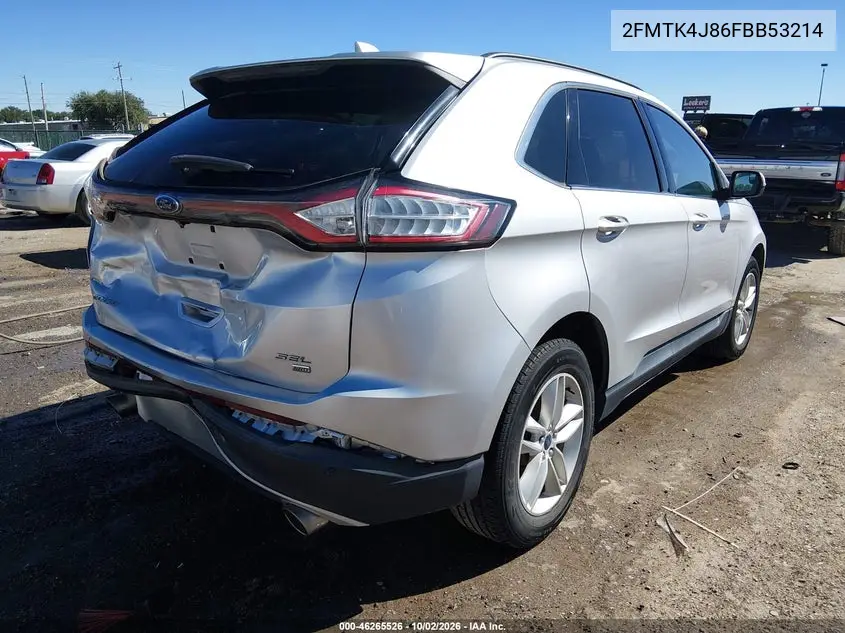 2015 FORD EDGE VIN 2FMTK4J86FBB53214 — фото 4