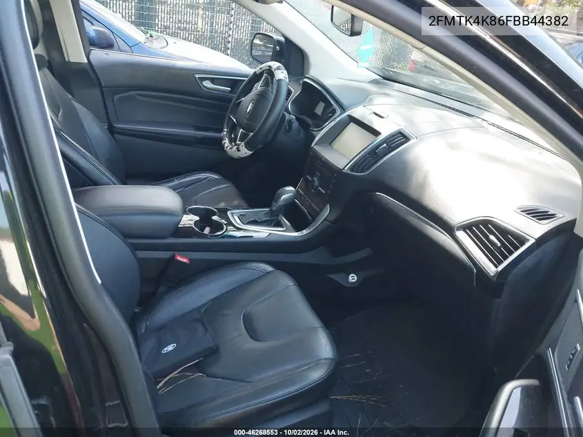 2015 FORD EDGE VIN 2FMTK4K86FBB44382 — фото 5