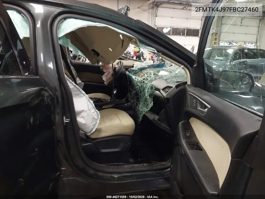 2015 FORD EDGE VIN 2FMTK4J97FBC27460 — фото 5