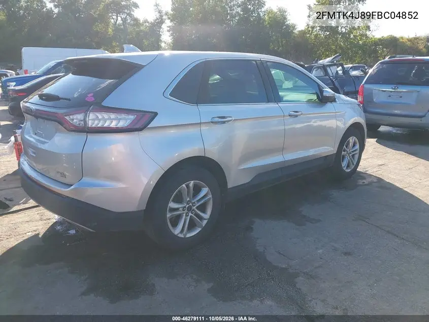 2015 FORD EDGE VIN 2FMTK4J89FBC04852 — фото 4