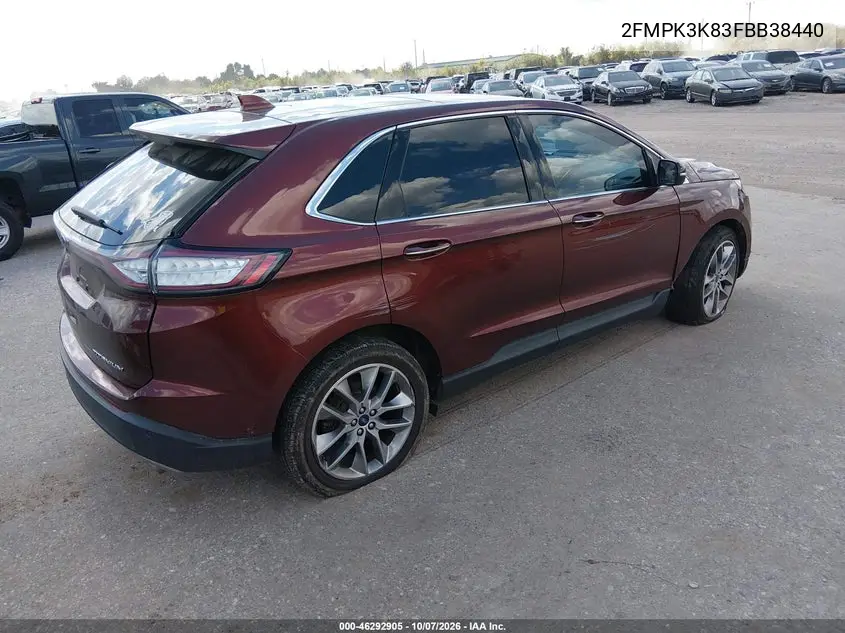2015 FORD EDGE VIN 2FMPK3K83FBB38440 — фото 4