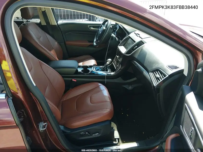 2015 FORD EDGE VIN 2FMPK3K83FBB38440 — фото 5