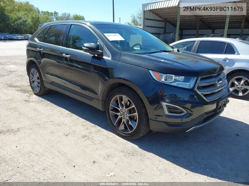 FORD EDGE 2015, VIN 2FMPK4K93FBC11675
