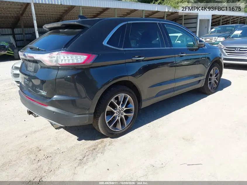 2015 FORD EDGE VIN 2FMPK4K93FBC11675 — фото 4