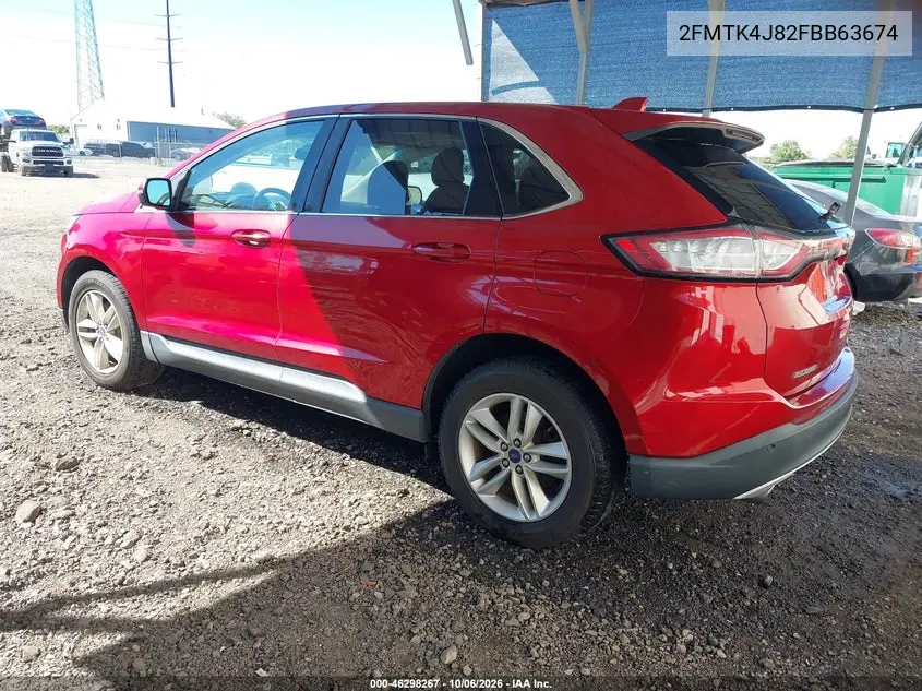 2015 FORD EDGE VIN 2FMTK4J82FBB63674 — фото 3