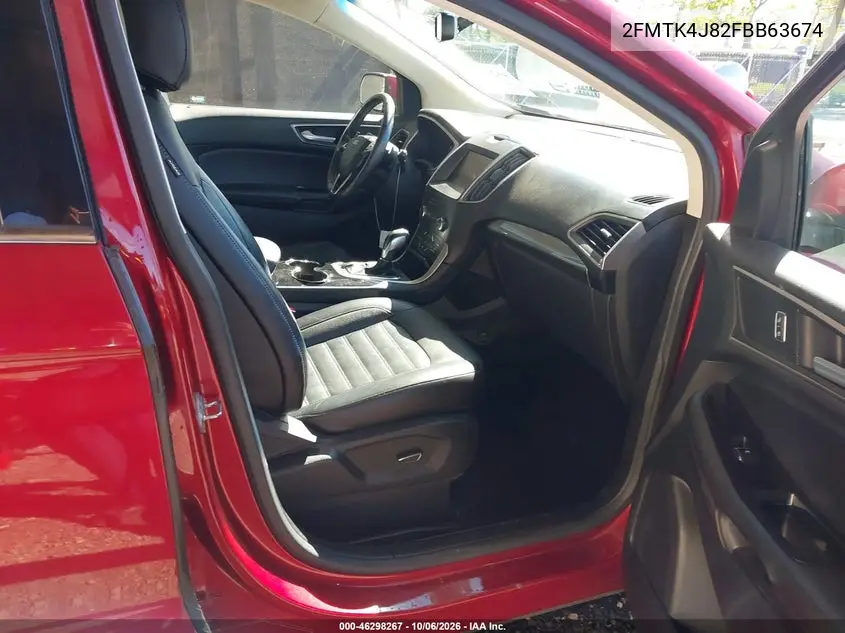 2015 FORD EDGE VIN 2FMTK4J82FBB63674 — фото 5