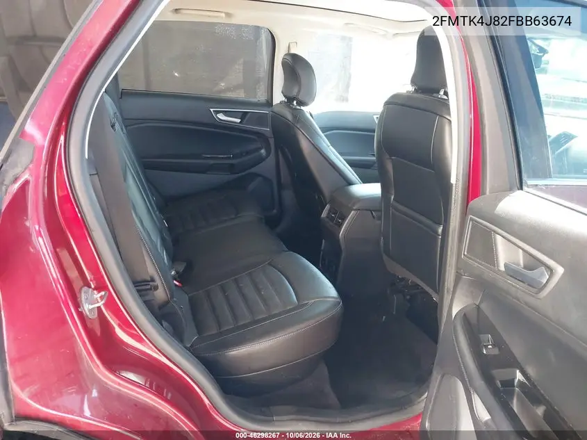 2015 FORD EDGE VIN 2FMTK4J82FBB63674 — фото 8
