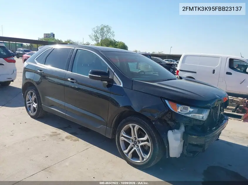 FORD EDGE 2015, VIN 2FMTK3K95FBB23137