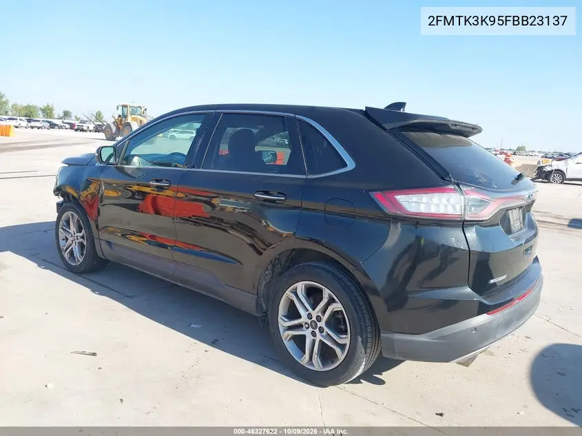 2015 FORD EDGE VIN 2FMTK3K95FBB23137 — фото 3