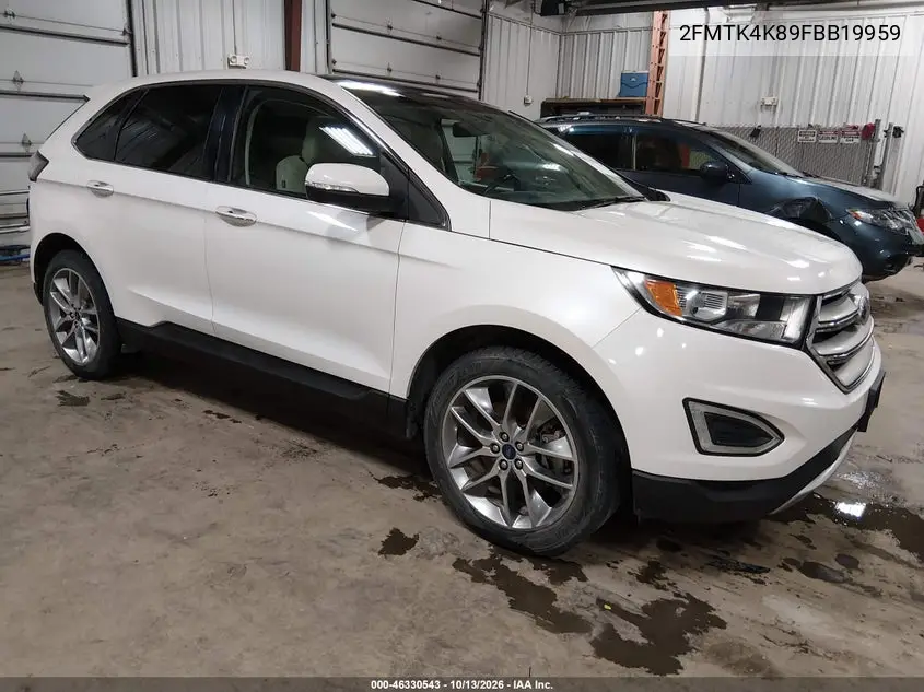 FORD EDGE 2015, VIN 2FMTK4K89FBB19959
