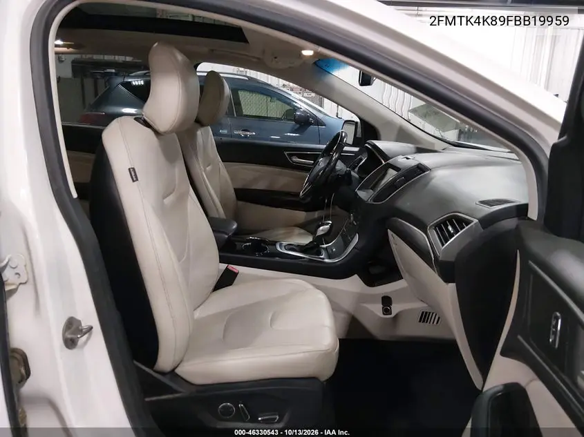2015 FORD EDGE VIN 2FMTK4K89FBB19959 — фото 5