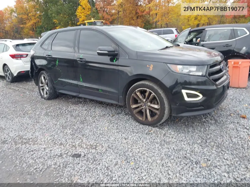FORD EDGE 2015, VIN 2FMTK4AP7FBB19077
