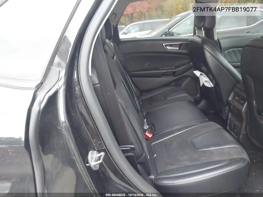 2015 FORD EDGE VIN 2FMTK4AP7FBB19077 — фото 8