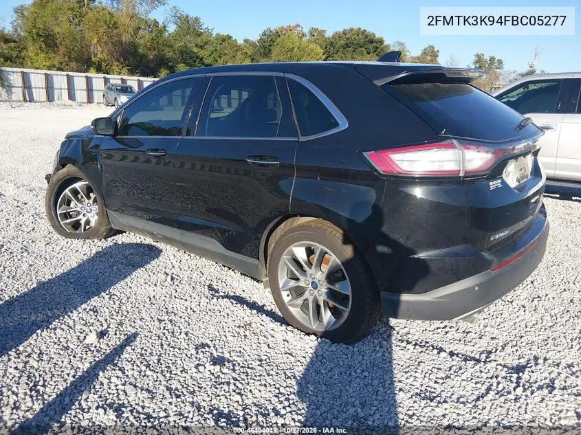 FORD EDGE 2015, VIN 2FMTK3K94FBC05277
