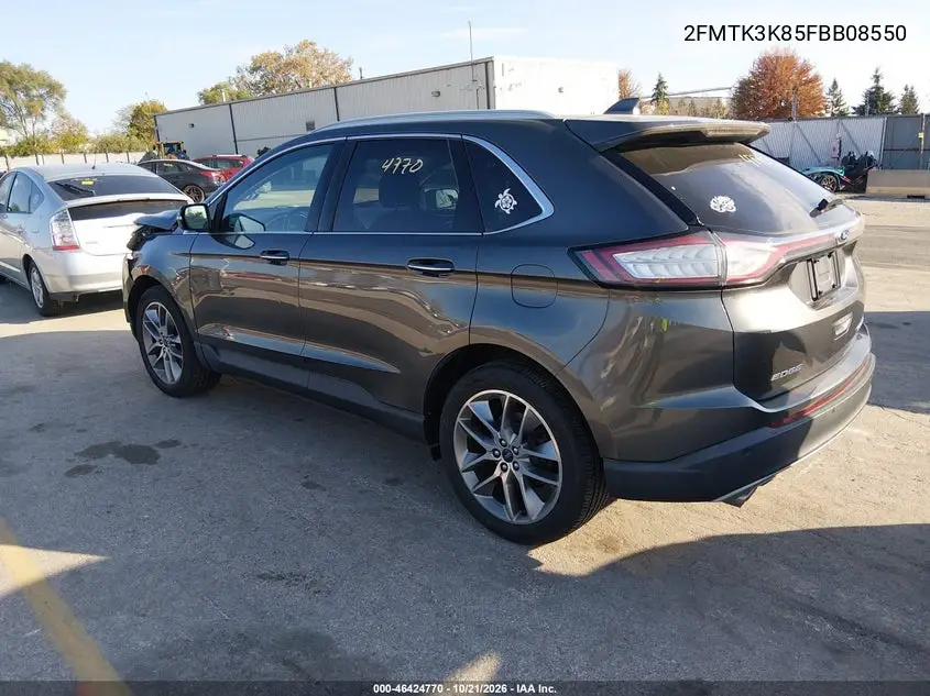 2015 FORD EDGE VIN 2FMTK3K85FBB08550 — фото 3