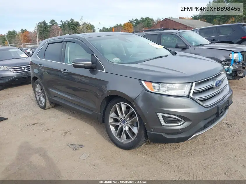 FORD EDGE 2015, VIN 2FMPK4K9XFBB98455
