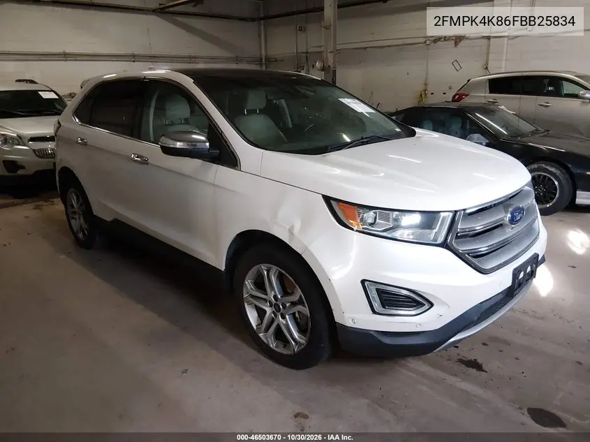 FORD EDGE 2015, VIN 2FMPK4K86FBB25834
