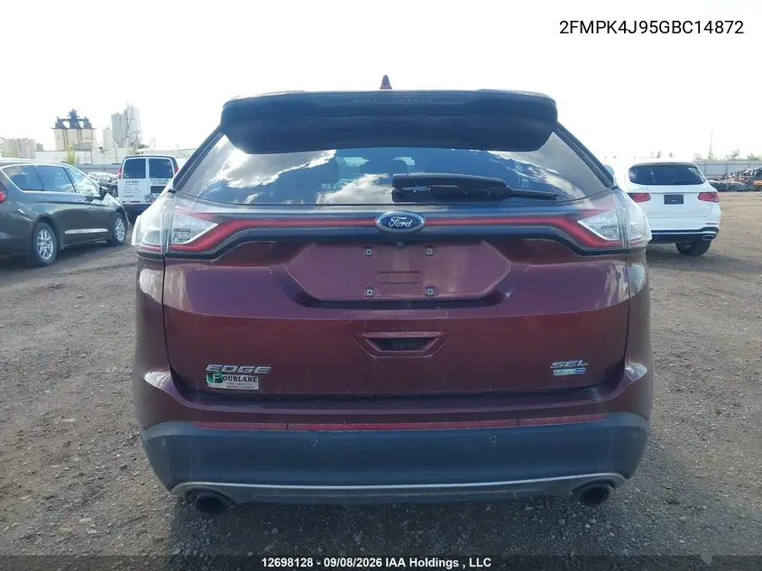 2016 FORD EDGE VIN 2FMPK4J95GBC14872 — фото 16