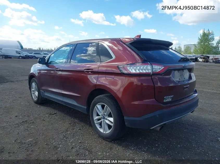 2016 FORD EDGE VIN 2FMPK4J95GBC14872 — фото 3