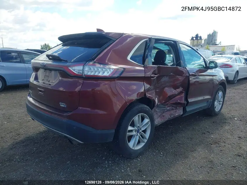 2016 FORD EDGE VIN 2FMPK4J95GBC14872 — фото 4