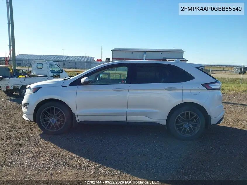 2016 FORD EDGE VIN 2FMPK4AP0GBB85540 — фото 13