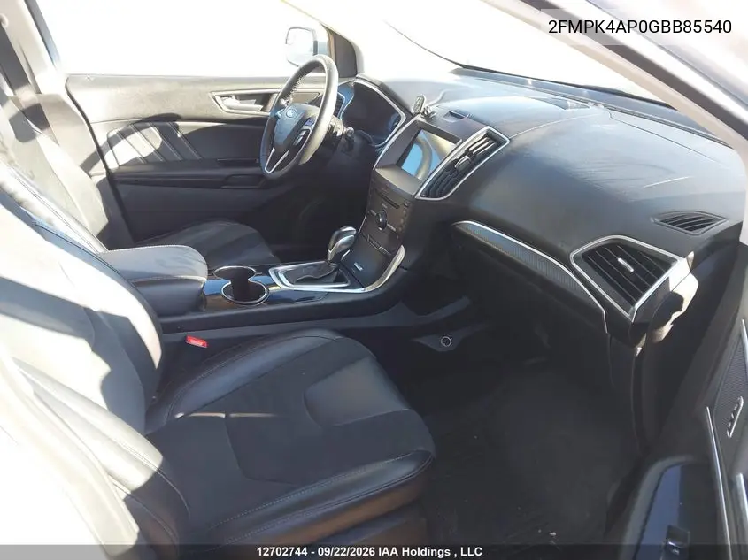 2016 FORD EDGE VIN 2FMPK4AP0GBB85540 — фото 5