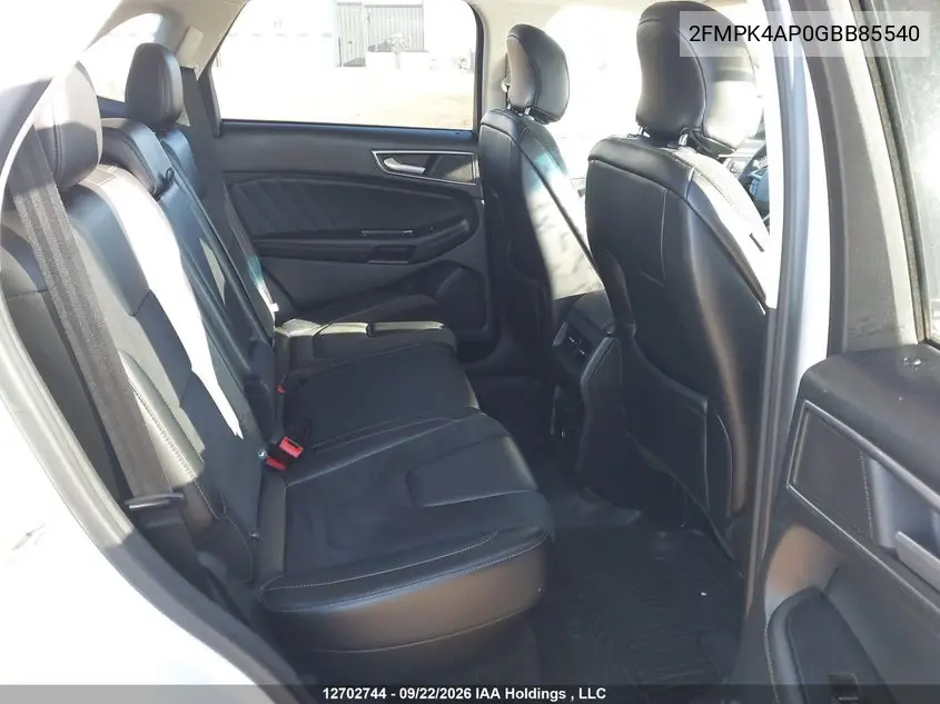 2016 FORD EDGE VIN 2FMPK4AP0GBB85540 — фото 8