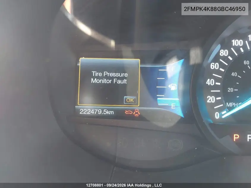 2016 FORD EDGE VIN 2FMPK4K88GBC46950 — фото 16