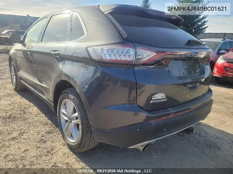 2016 FORD EDGE VIN 2FMPK4J84GBC01621 — фото 3