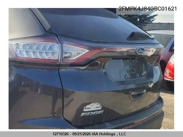 2016 FORD EDGE VIN 2FMPK4J84GBC01621 — фото 6