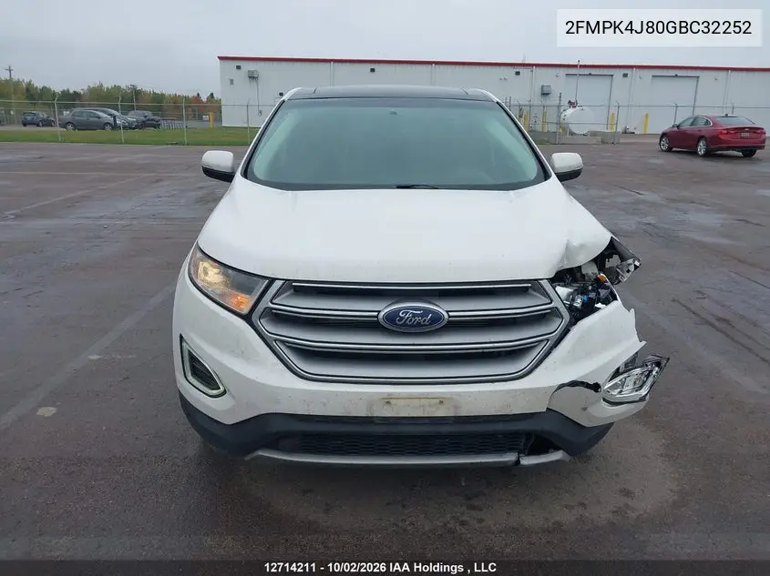 2016 FORD EDGE VIN 2FMPK4J80GBC32252 — фото 12