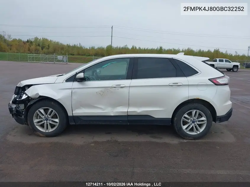 2016 FORD EDGE VIN 2FMPK4J80GBC32252 — фото 14