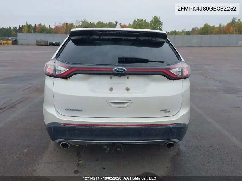 2016 FORD EDGE VIN 2FMPK4J80GBC32252 — фото 16