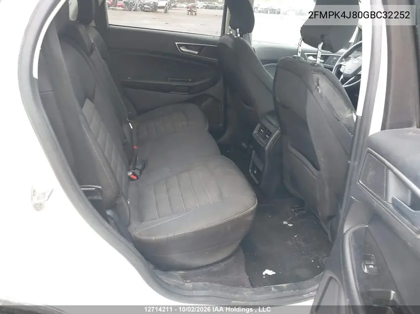 2016 FORD EDGE VIN 2FMPK4J80GBC32252 — фото 8