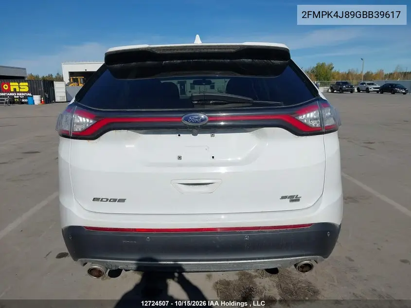 2016 FORD EDGE VIN 2FMPK4J89GBB39617 — фото 16