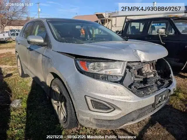 FORD EDGE 2016, VIN 2FMPK4J93GBB69267