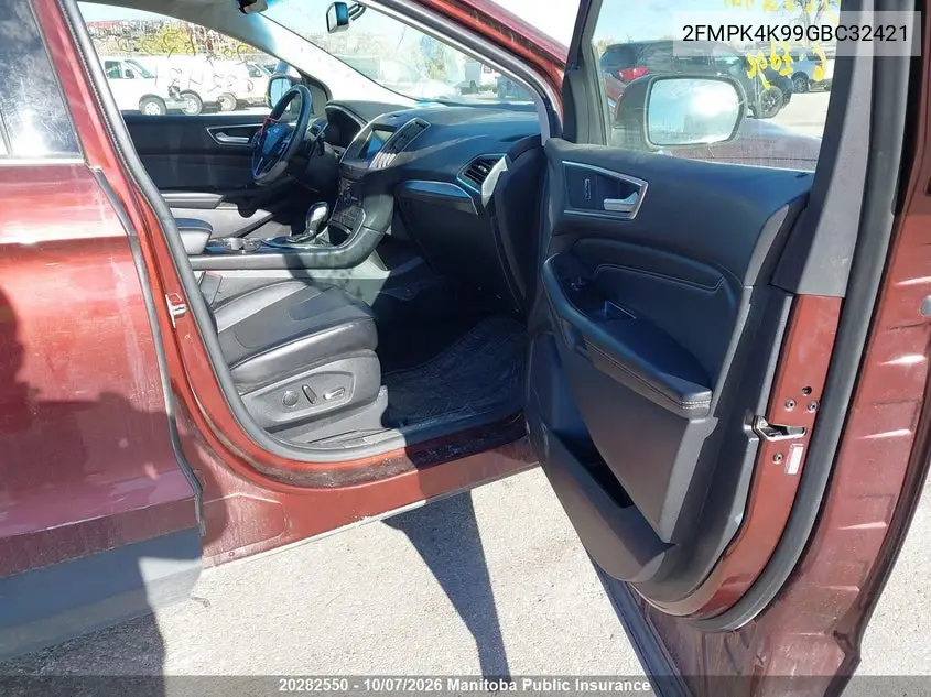 2016 FORD EDGE VIN 2FMPK4K99GBC32421 — фото 5