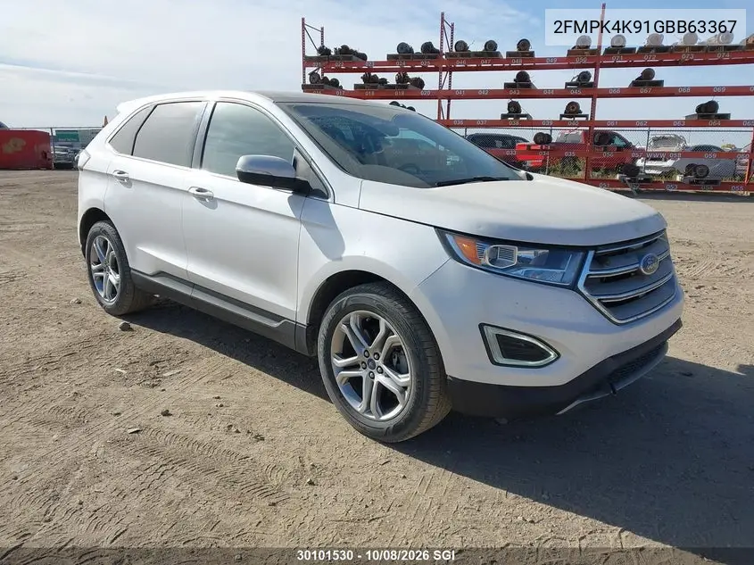 FORD EDGE 2016, VIN 2FMPK4K91GBB63367