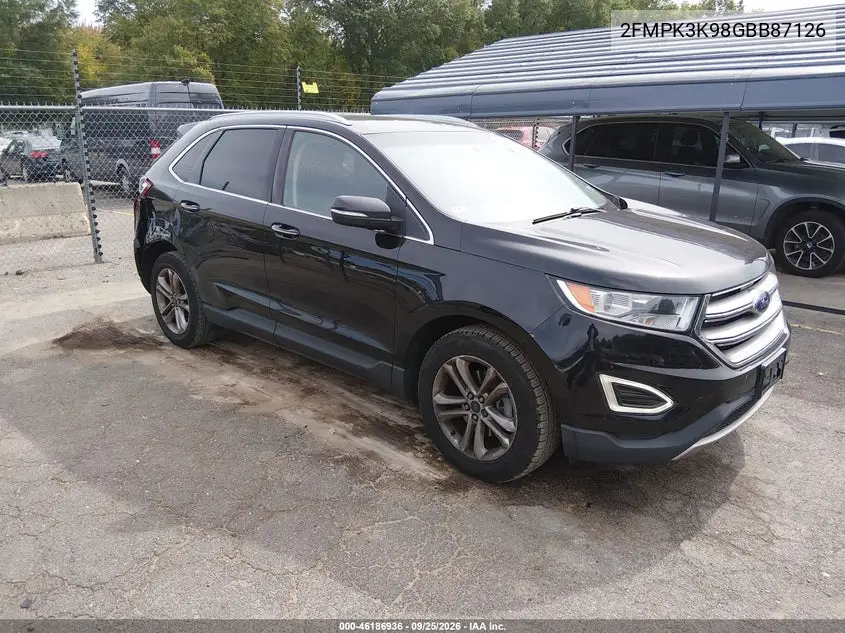 FORD EDGE 2016, VIN 2FMPK3K98GBB87126