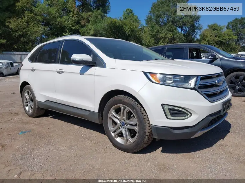 FORD EDGE 2016, VIN 2FMPK3K82GBB67459