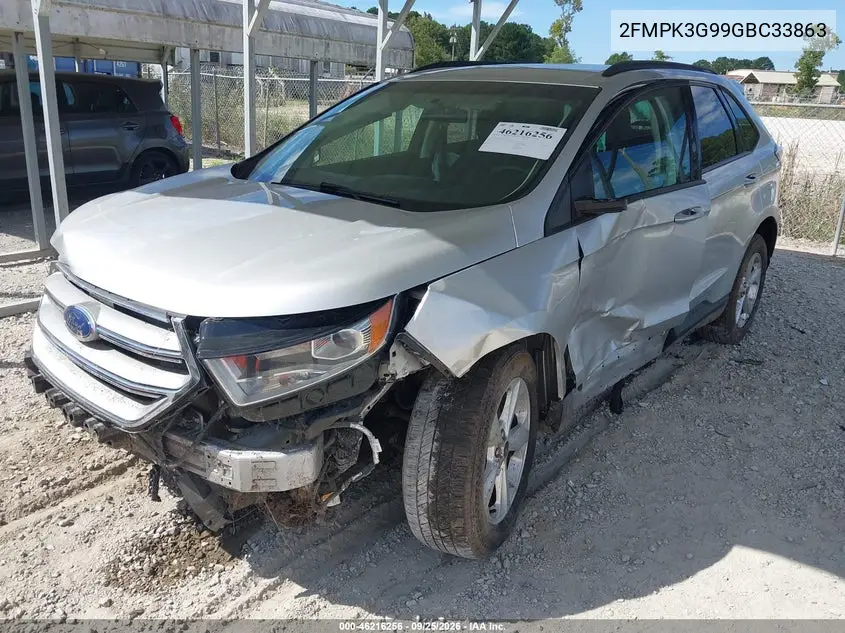 2016 FORD EDGE VIN 2FMPK3G99GBC33863 — фото 2