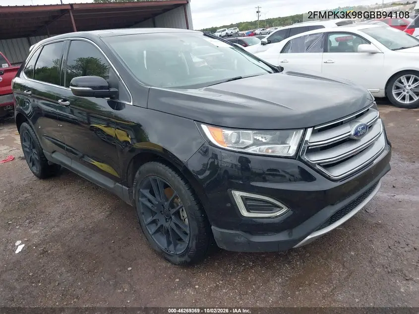 FORD EDGE 2016, VIN 2FMPK3K98GBB94108
