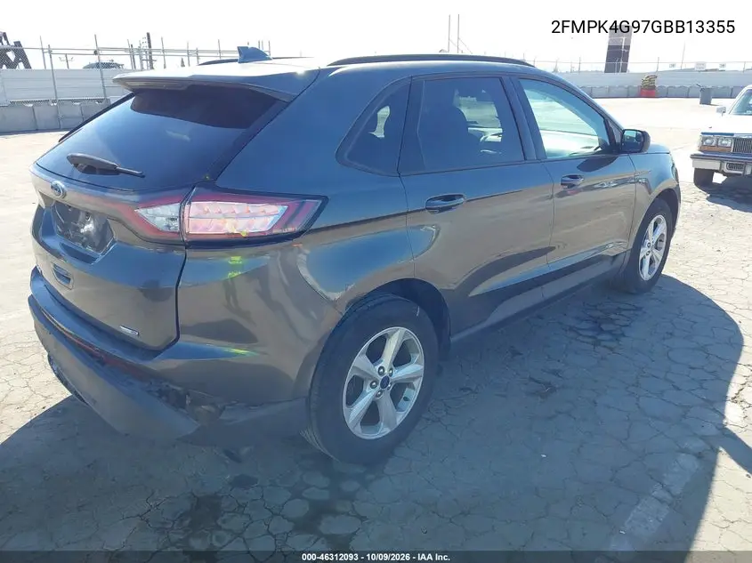 2016 FORD EDGE VIN 2FMPK4G97GBB13355 — фото 4