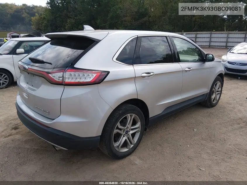 2016 FORD EDGE VIN 2FMPK3K93GBC09081 — фото 4
