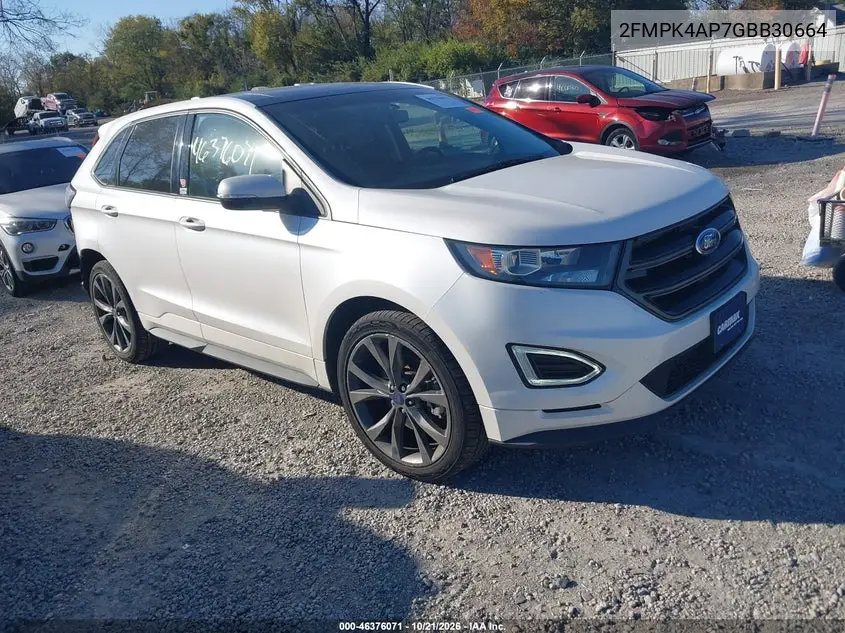 FORD EDGE 2016, VIN 2FMPK4AP7GBB30664