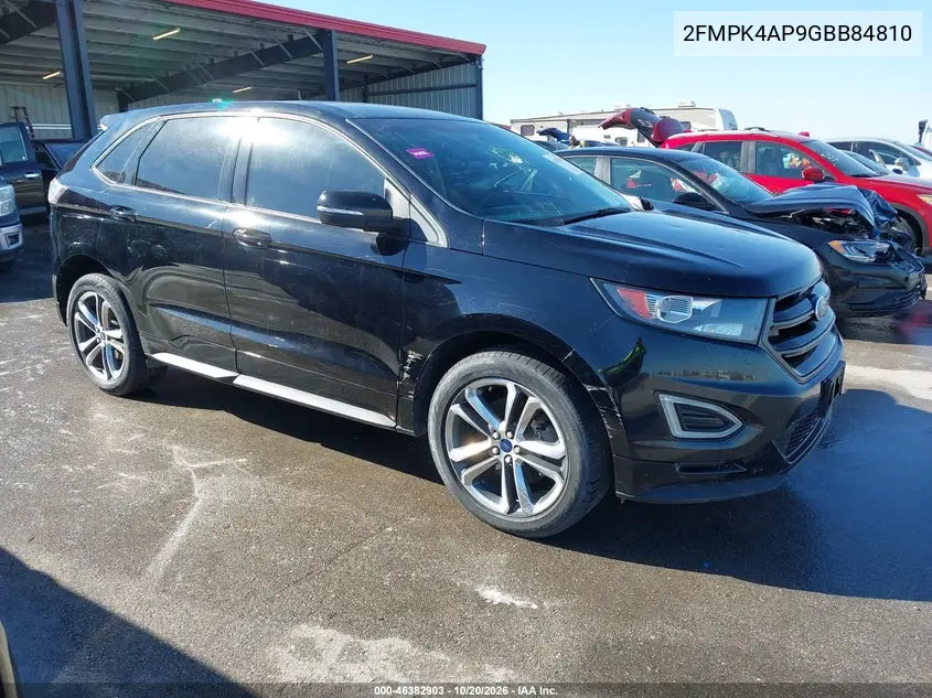 FORD EDGE 2016, VIN 2FMPK4AP9GBB84810