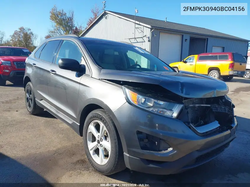 FORD EDGE 2016, VIN 2FMPK3G94GBC04156