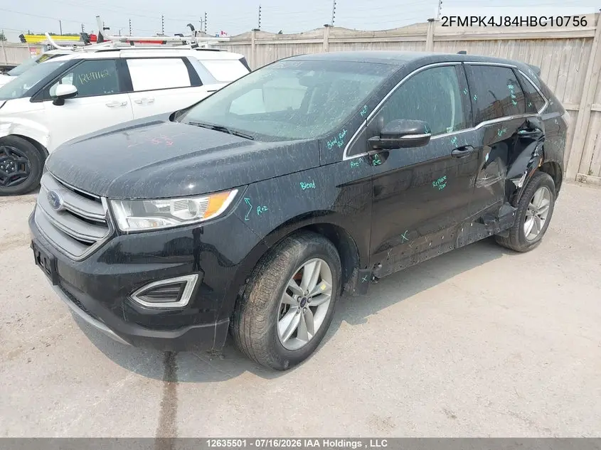 2017 FORD EDGE VIN 2FMPK4J84HBC10756 — фото 2