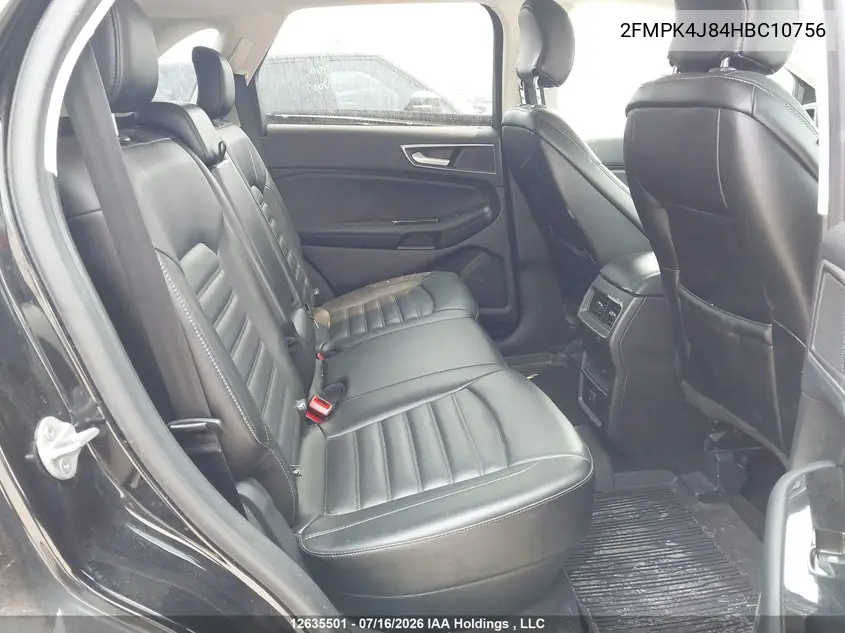 2017 FORD EDGE VIN 2FMPK4J84HBC10756 — фото 8