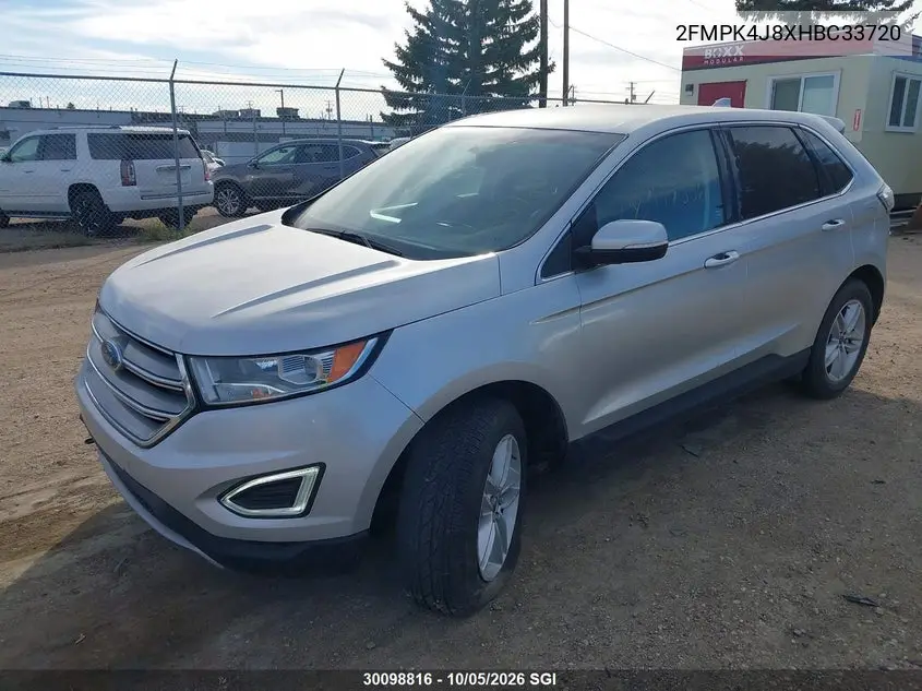 2017 FORD EDGE VIN 2FMPK4J8XHBC33720 — фото 2